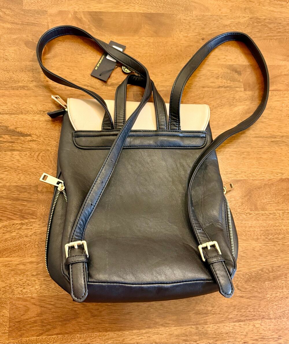 NWT Lionel Patricia Mustard Colorblock Backpack